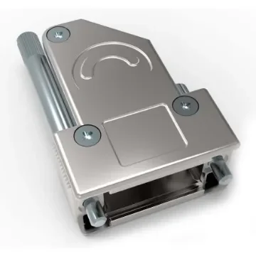 TE Connectivity Die Cast Zinc Angled D Sub Backshell, 9, 15 Way - 2-2308340-2 product image