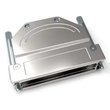 TE Connectivity Die Cast Zinc Angled D Sub Backshell, 37, 42 Way - 1-2308345-6 product image