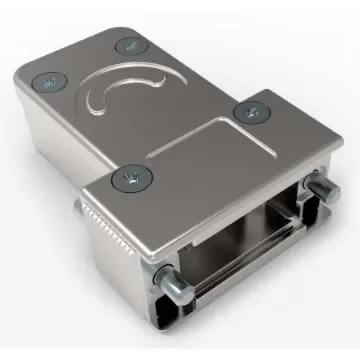 TE Connectivity Die Cast Zinc Angled D Sub Backshell, 9, 15 Way - 1-2308340-1 product image