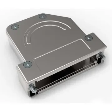 TE Connectivity Die Cast Zinc Angled D Sub Backshell, 25, 44 Way - 1-2308342-1 product image