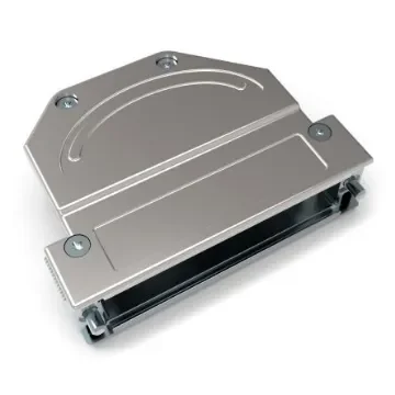 TE Connectivity Die Cast Zinc Angled D Sub Backshell, 50, 78 Way - 1-2308346-1 product image