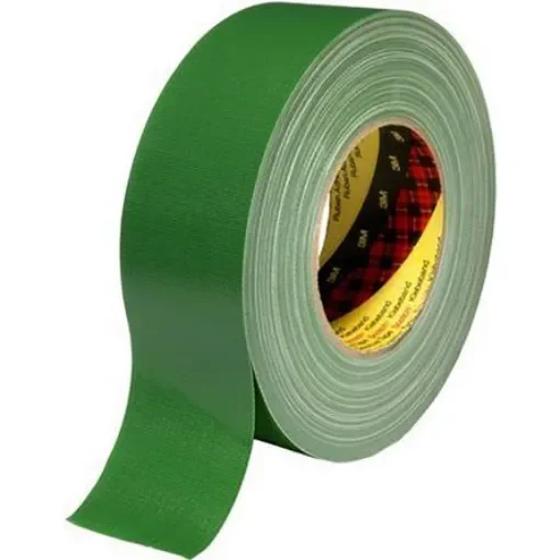 3M Scotch 389 Duct Tape, 50m x 50mm, Green, PE Coated Finish - Y389 green 50MMXM product image