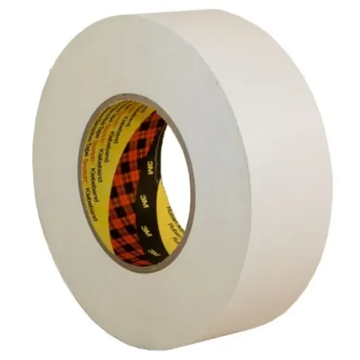 3M Scotch 389 Duct Tape, 50m x 38mm, White, PE Coated Finish - Y389 white 38MMXM product image