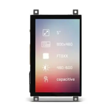 MikroElektronika MIKROE-2171 TFT LCD Colour Display / Touch Screen, 5in, 800 x 480pixels product image