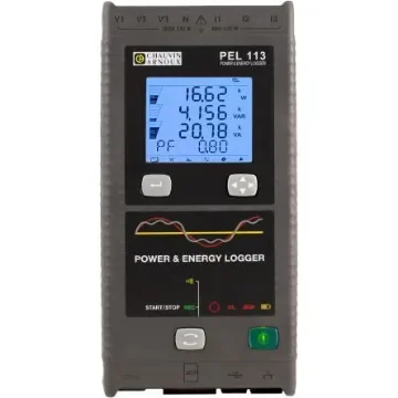 Chauvin Arnoux PEL113 Power & Energy Data Logger, Ethernet, IRD Server, USB, Wifi, 3V / 3I Input Channel(s) - P01157157 product image