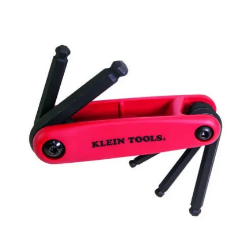 Klein Tools 5 piece Round Metric Hex Key Set, 5mm - 70572 product image