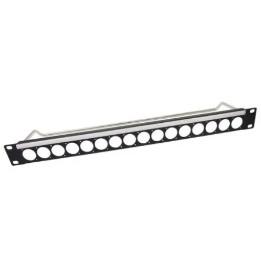 XLR 16 Port Audio, Video Patch Panel, 1U Rack Height - 1438917 product image