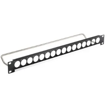 XLR 16 Port Audio, Video Patch Panel, 1U Rack Height - 1438918 product image