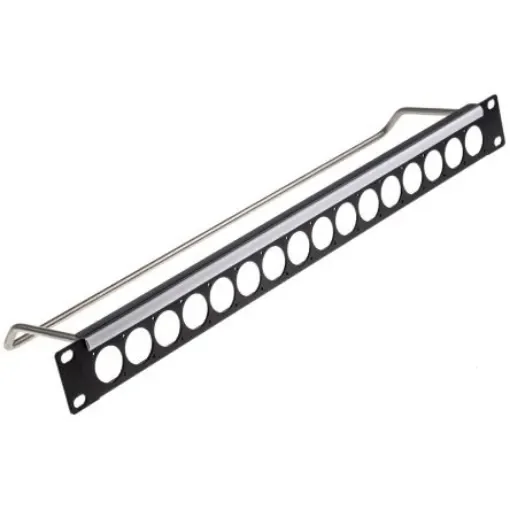 XLR 16 Port Audio, Video Patch Panel, 1U Rack Height - 1438919 product image