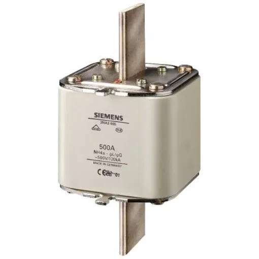 Siemens 1kA Tag Fuse, NH4a, 500 / 440V ac/dc - 3NA3680 product image