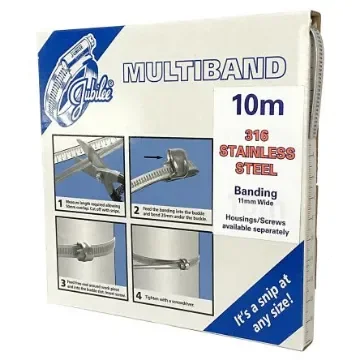 Jubilee Stainless Steel Hex Screw Banding, 11mm Band Width - MB1901 product image