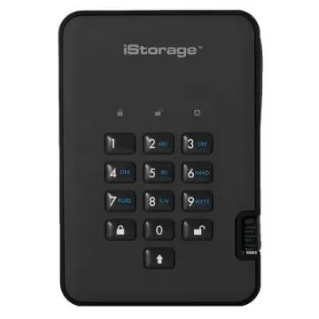 iStorage diskAshur2 2 TB External Hard Drive - IS-DA2-256-2000-B product image