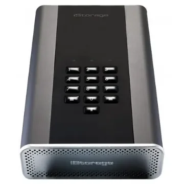 iStorage DiskAshur DT2 1 TB External Hard Drive - IS-DT2-256-1000-C-G product image