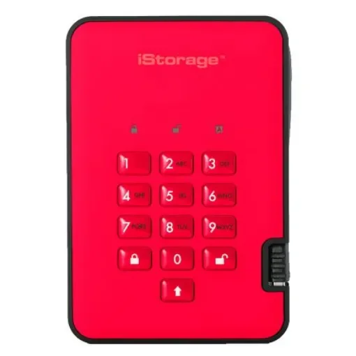 iStorage diskAshur2 2 TB External Hard Drive - IS-DA2-256-2000-R product image