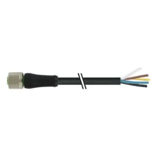 Murrelektronik Limited Straight Female 5 way M12 to Unterminated Power Cable, 5m - 7000-P4221-P040500 product image