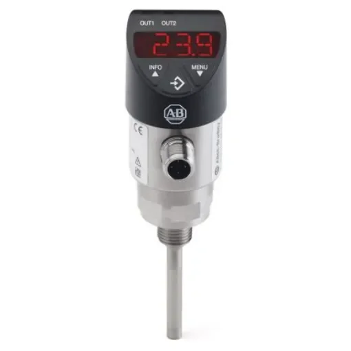 Allen Bradley PT1000 RTD Sensor, 6mm Dia, 100mm Long, NPT 1/2, Class A +80°C Max - 837T-D3N14B10PP-D4 product image