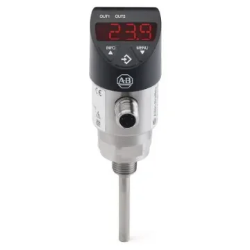 Allen Bradley PT1000 RTD Sensor, 6mm Dia, 50mm Long, G1/4, Class A +80°C Max - 837T-D3G14A50PA-D4 product image