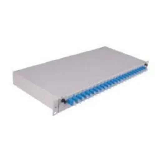 Huber+Suhner 24 Port LC, LX.5, SC Multimode Simplex Fibre Optic Patch Panel With 1 Ports Populated, 1U - FIBERFRA-LITE-HOUSING-EMPTY-GY product image