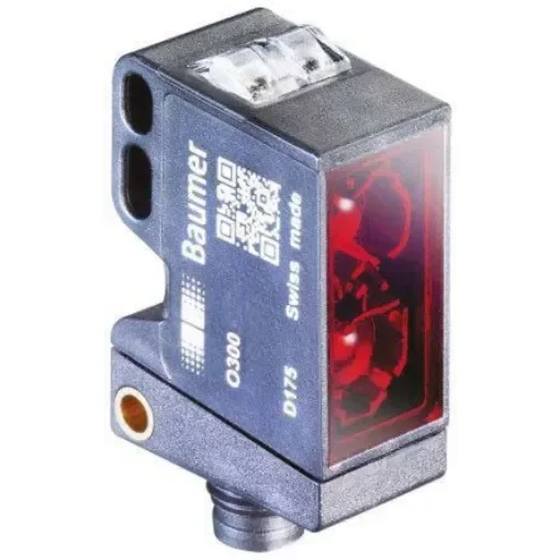 Baumer Retroreflective Photoelectric Sensor, Block Sensor, 3.5 m Detection Range IO-LINK - O300.RP.T-GW1J.72N product image
