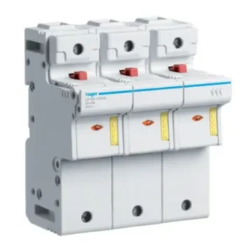 Hager 50A Rail Mount Fuse Holder for 14 x 51mm Fuse, 1P, 690V ac - LS612 product image