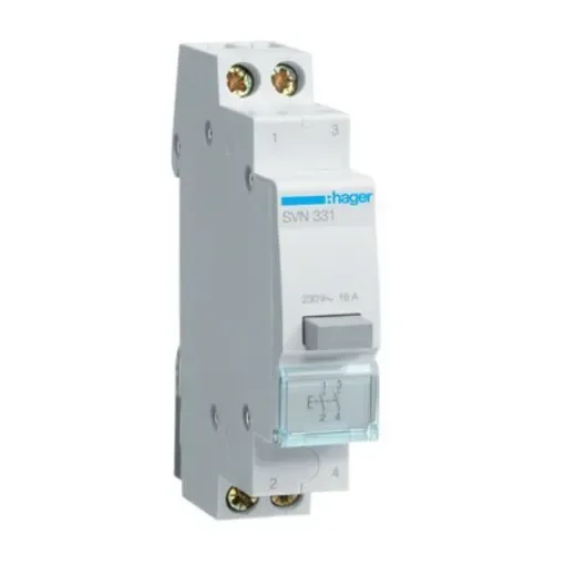 Hager Push Button Circuit Trip for use with Modular Devices - SVN331 product image