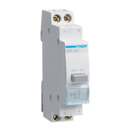 Hager Push Button Circuit Trip for use with Modular Devices - SVN352 product image