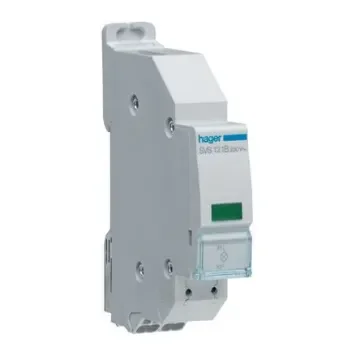 Hager Green LED Indicator, IP20, Rectangular, 230V - SVS121B product image
