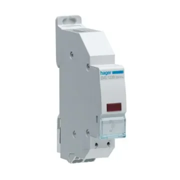 Hager Red LED Indicator, IP20, Rectangular, 230V - SVS122B product image