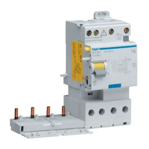 Hager BDC RCD, 40A, 4 Pole, 30mA, Type AC - BDC840 product image