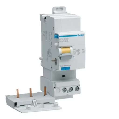 Hager RCD, 40A, 3 Pole, 300mA - BFC340F product image
