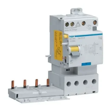 Hager BFC RCD, 25A, 4 Pole, 300mA, Type AC - BFC825 product image