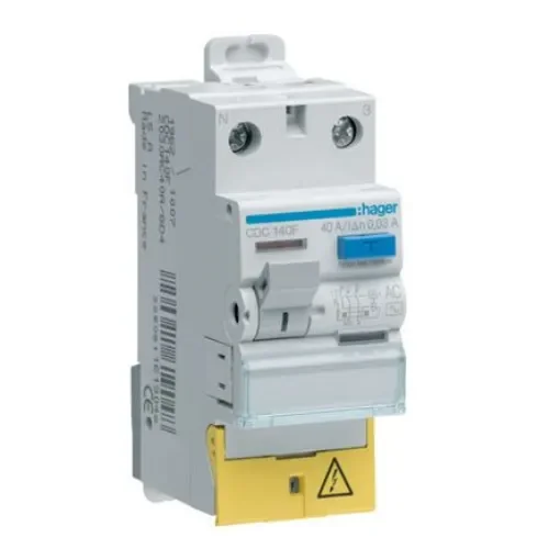 Hager RCCB, 40A, 2 Pole, 30mA - CDC140F product image