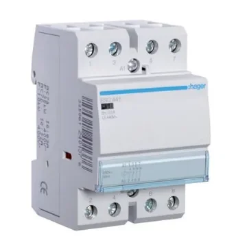 Hager System M Pro ESC Contactor, 230 V ac Coil, 4-Pole, 40 A, 4NC, 400 V ac - ESC441 product image