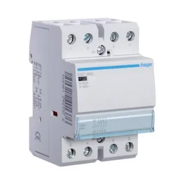 Hager System M Pro ESC Contactor, 230 V ac Coil, 4-Pole, 63 A, 4NC, 400 V ac - ESC464 product image