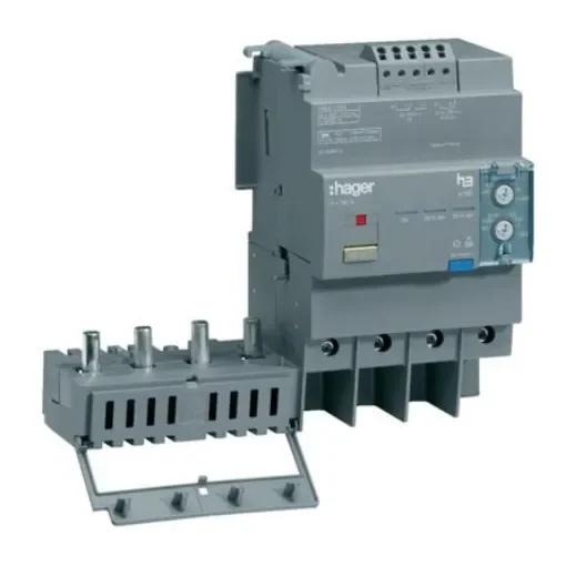 Hager Electronic Earth Leakage Circuit Trip for use with MCCBs - HBA126H product image