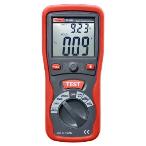 RS PRO ET5300 Earth Tester, 2kO - 1445339 product image