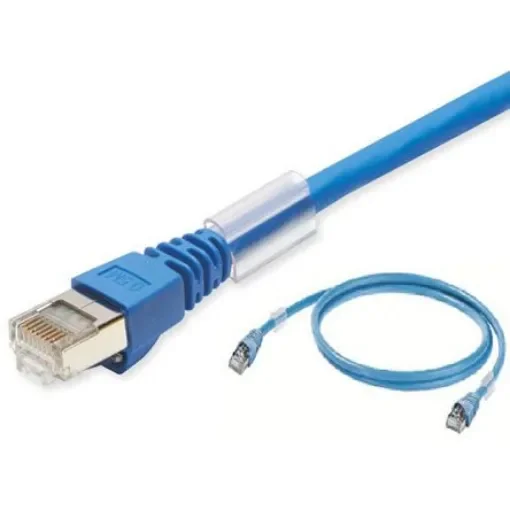OmronXS6W, 20m Cat6a, Blue RJ45 to Male RJ45 Male, S/FTP Shielded, Terminated LSZH Sheath - XS6W-6LSZH8SS2000CM-B product image