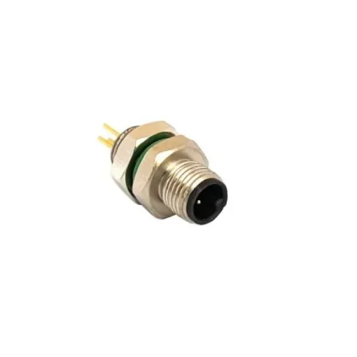 Bulgin Circular Connector, 3 Contacts, Front Mount, M5 Connector, Plug, Male, IP67, Buccaneer M5 Series - PXMBNI05FPM03APC product image