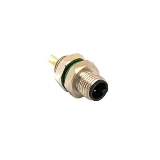 Bulgin Circular Connector, 4 Contacts, Front Mount, M5 Connector, Plug, Male, IP67, Buccaneer M5 Series - PXMBNI05FPM04APC product image