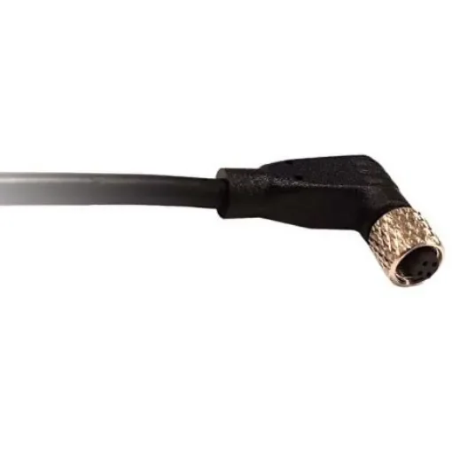 Bulgin Right Angle Female 4 way M5 to Unterminated Sensor Actuator Cable, 1m - PXPTPU05RAF04ACL010PUR product image