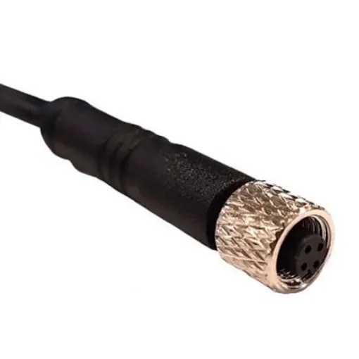 Bulgin Straight Female 4 way M5 to Unterminated Sensor Actuator Cable, 1m - PXPTPU05FBF04ACL010PUR product image
