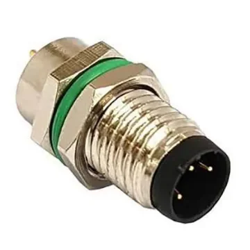 Bulgin Circular Connector, 3 Contacts, Rear Mount, M8 Connector, Plug, Male, IP67, Buccaneer M8 Series - PXMBNI08RPM03APC product image