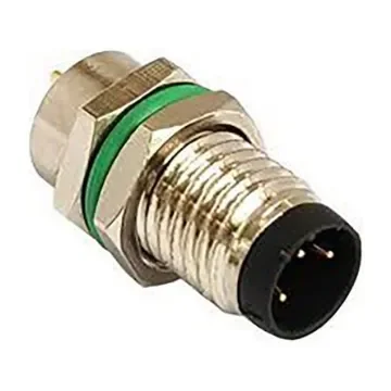 Bulgin Circular Connector, 5 Contacts, Rear Mount, M8 Connector, Plug, Male, IP67, Buccaneer M8 Series - PXMBNI08RPM05BPC product image