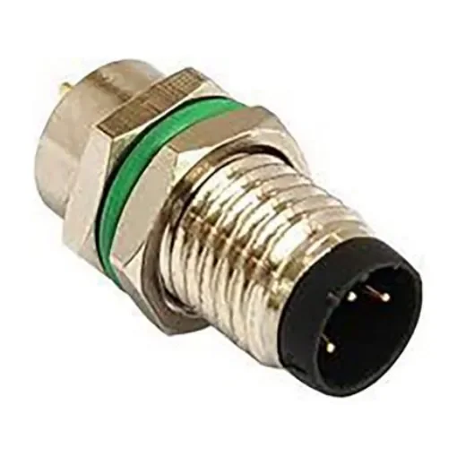 Bulgin Circular Connector, 5 Contacts, Rear Mount, M8 Connector, Plug, Male, IP67, Buccaneer M8 Series - PXMBNI08RPM05BPC product image