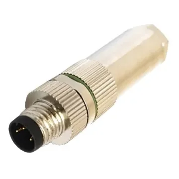 Bulgin Circular Connector, 4 Contacts, In-line, M8 Connector, Plug, Male, IP67, Buccaneer M5 Series - PXMBNI08FIM04ASC product image