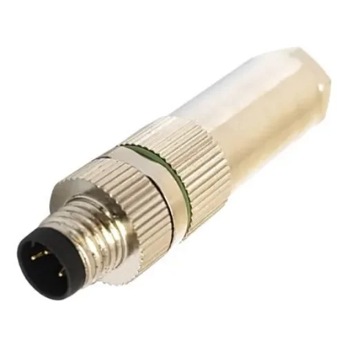 Bulgin Circular Connector, 4 Contacts, In-line, M8 Connector, Plug, Male, IP67, Buccaneer M5 Series - PXMBNI08FIM04ASC product image