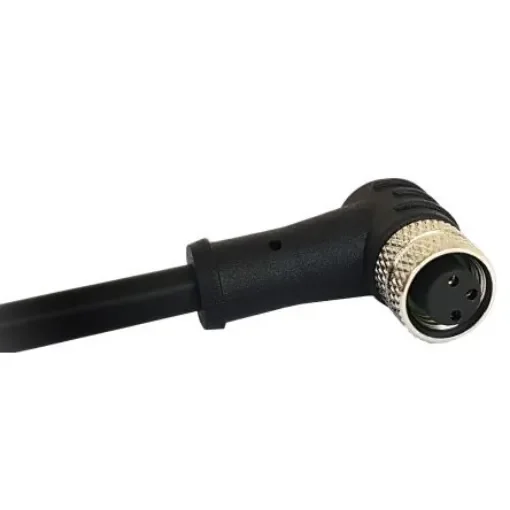 Bulgin Right Angle Female 5 way M8 to Unterminated Sensor Actuator Cable, 1m - PXPPVC08RAF05BCL010PVC product image