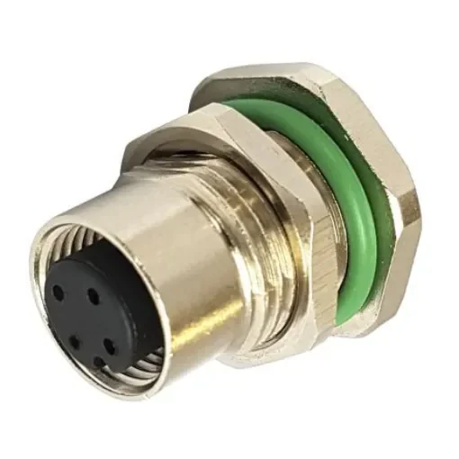 Bulgin Circular Connector, 3 Contacts, Rear Mount, M12 Connector, Socket, Female, IP67, Buccaneer M12 Series - PXMBNI12RPF03APCM16 product image
