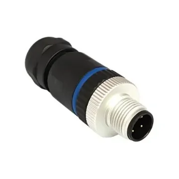 Bulgin Circular Connector, 8 Contacts, Panel Mount, M12 Connector, Plug, Male, IP67, Buccaneer M12 Series - PXPPAM12FIM08ASTPG9 product image