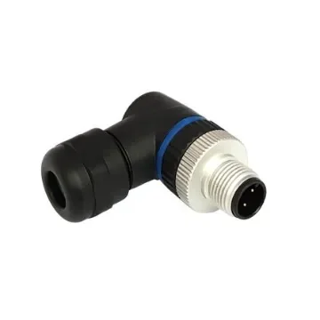 Bulgin Circular Connector, 3 Contacts, Panel Mount, M12 Connector, Plug, Male, IP67, Buccaneer M12 Series - PXPPAM12RAM03ASTPG9 product image